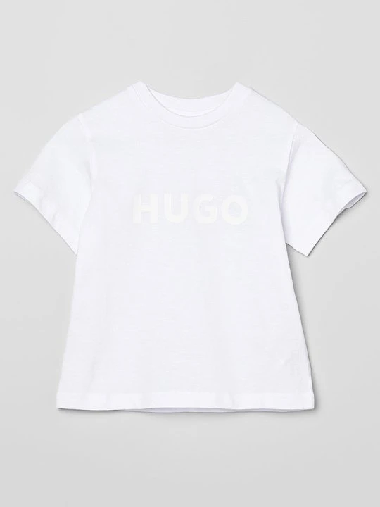 Zdjęcie produktu T-shirt z nadrukiem Hugo biały