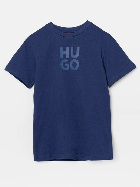 Zdjęcie produktu T-shirt z nadrukiem Hugo niebieski