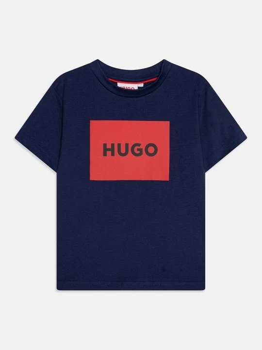 Zdjęcie produktu T-shirt z nadrukiem Hugo granatowy