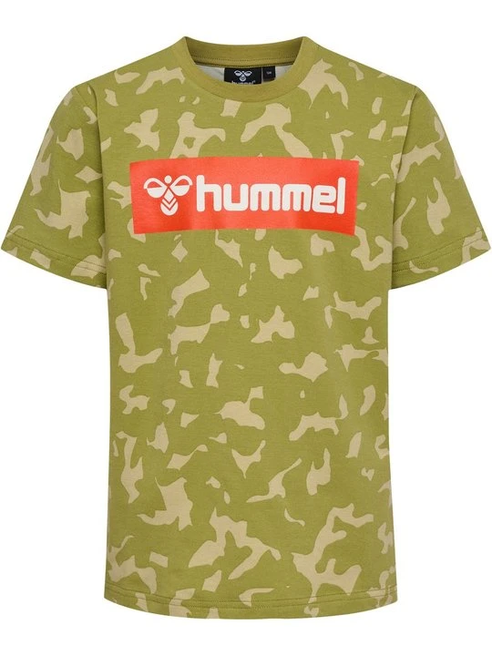 Zdjęcie produktu T-shirt z nadrukiem Hummel oliwkowy