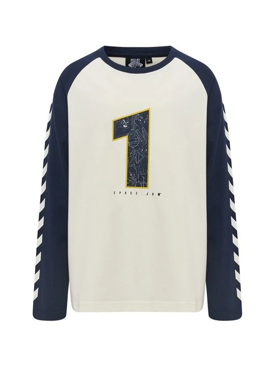 Zdjęcie produktu T-shirt z nadrukiem Hummel mleczny