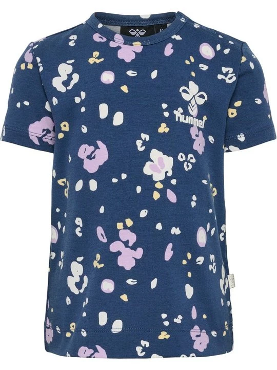 Zdjęcie produktu T-shirt z nadrukiem Hummel błękit królewski