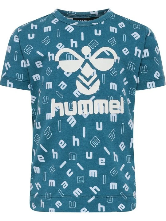 Zdjęcie produktu T-shirt z nadrukiem Hummel morski