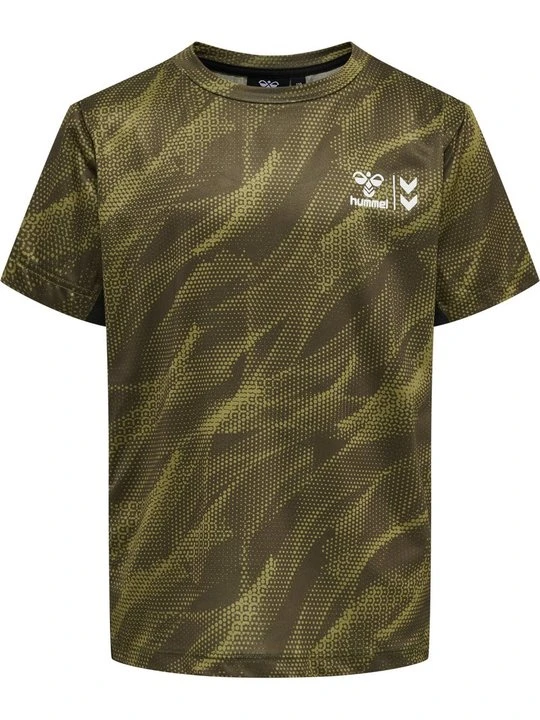 Zdjęcie produktu T-shirt z nadrukiem Hummel oliwkowy