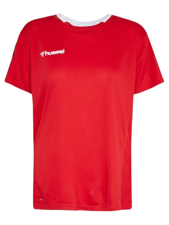 Zdjęcie produktu T-shirt z nadrukiem Hummel czerwony