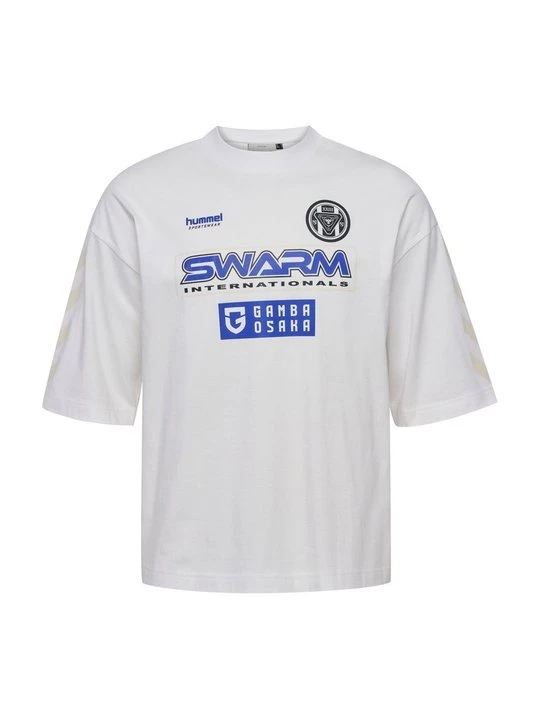 Zdjęcie produktu T-shirt z nadrukiem Hummel biały