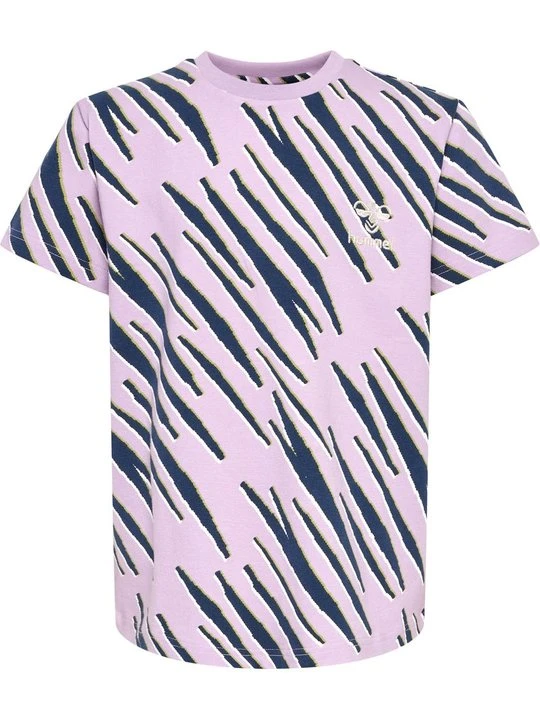Zdjęcie produktu T-shirt z nadrukiem Hummel liliowy