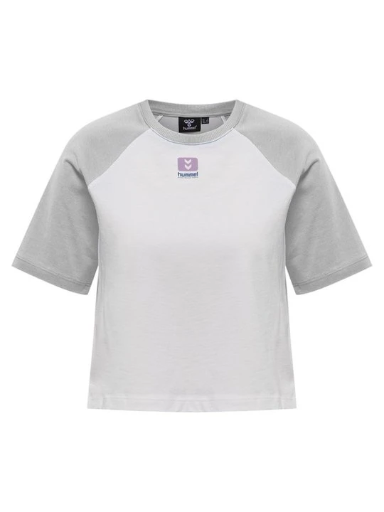 Zdjęcie produktu T-shirt z nadrukiem Hummel jasnoszary