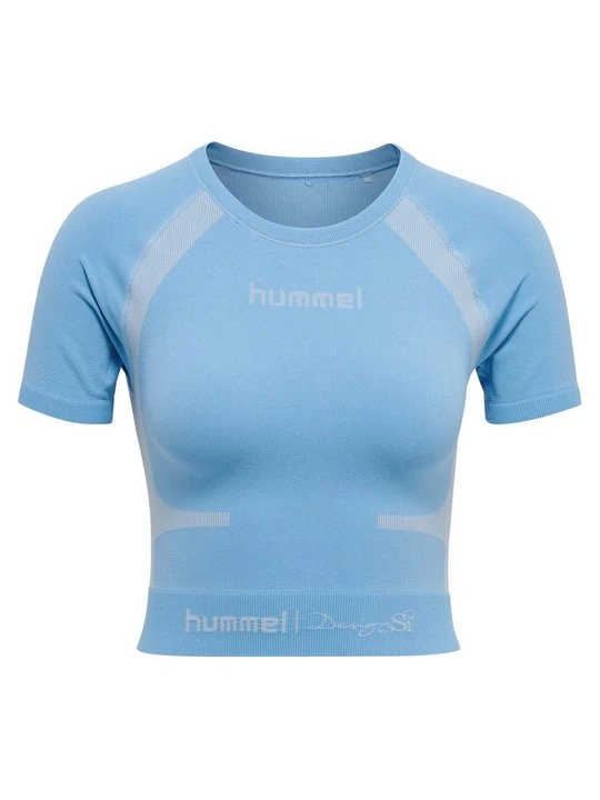 Zdjęcie produktu T-shirt z nadrukiem Hummel jasnoniebieski