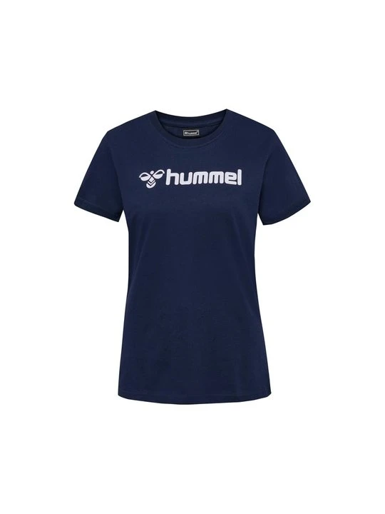 Zdjęcie produktu T-shirt z nadrukiem Hummel granatowy