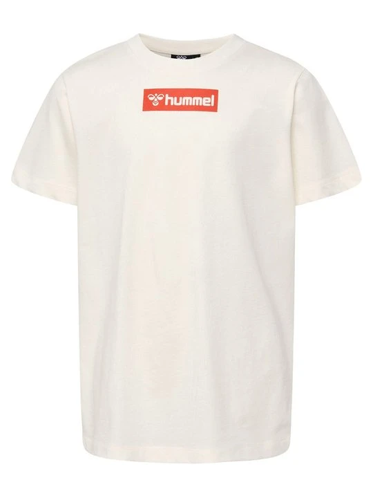 Zdjęcie produktu T-shirt z nadrukiem Hummel mleczny