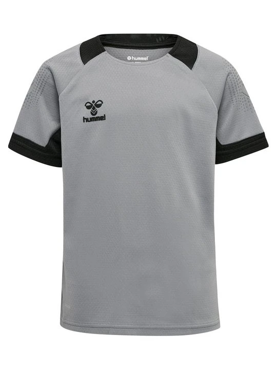 Zdjęcie produktu T-shirt z nadrukiem Hummel szary melanż