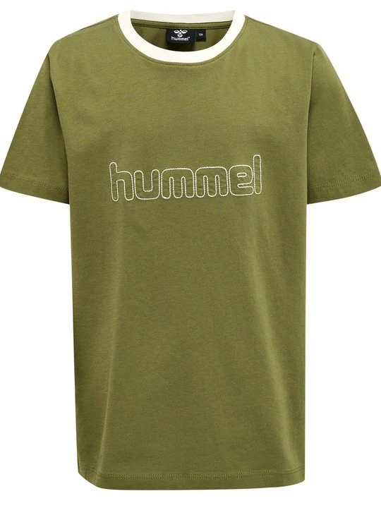 Zdjęcie produktu T-shirt z nadrukiem Hummel oliwkowy