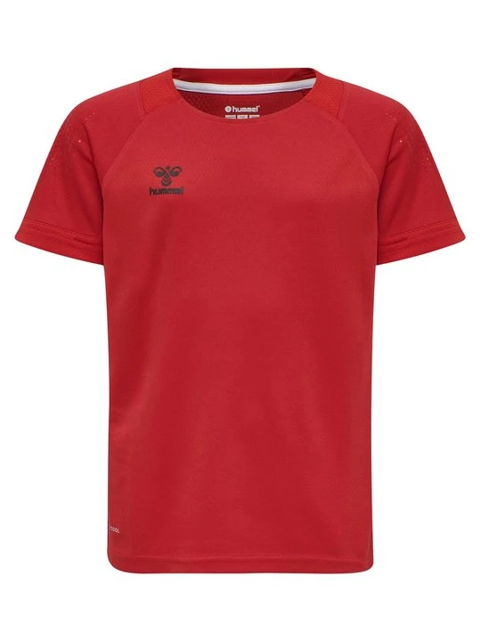 Zdjęcie produktu T-shirt z nadrukiem Hummel czerwony