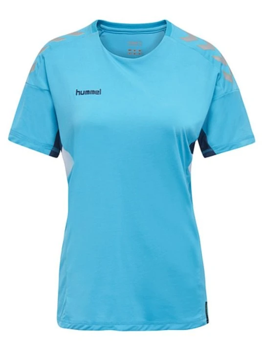 Zdjęcie produktu T-shirt z nadrukiem Hummel turkusowy