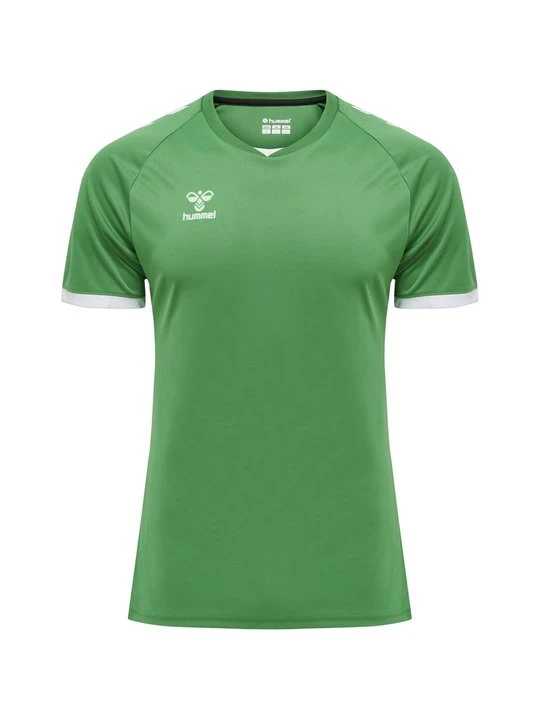 Zdjęcie produktu T-shirt z nadrukiem Hummel zielony neon