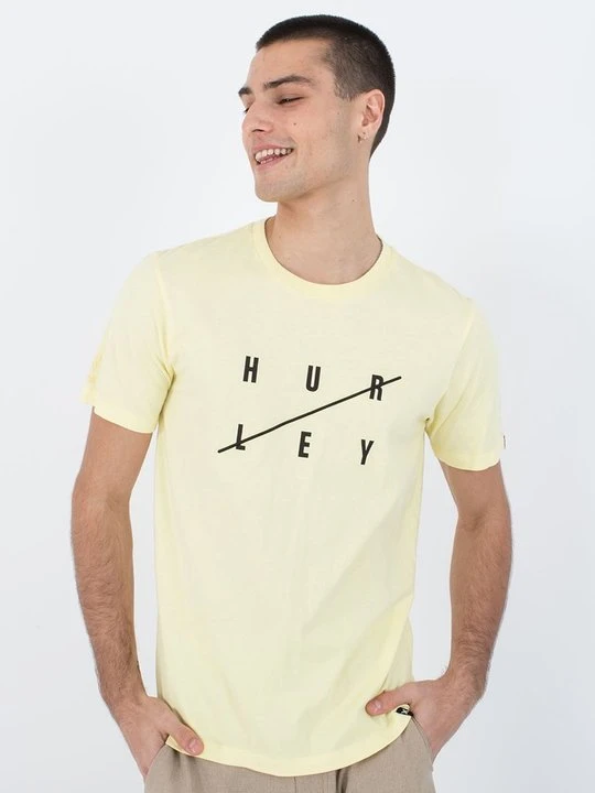 Zdjęcie produktu T-shirt z nadrukiem Hurley żółty