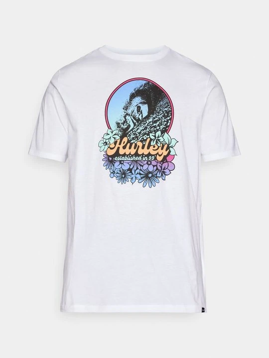 Zdjęcie produktu T-shirt z nadrukiem Hurley biały