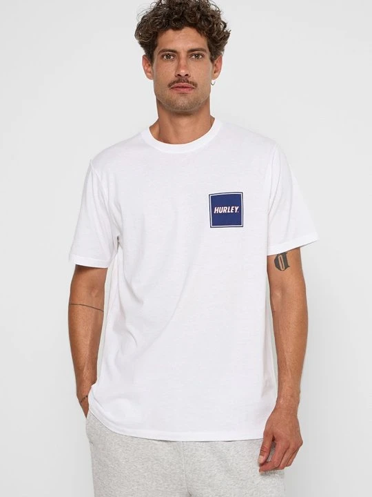 Zdjęcie produktu T-shirt z nadrukiem Hurley biały
