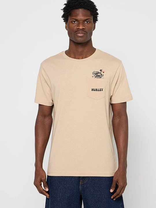Zdjęcie produktu T-shirt z nadrukiem Hurley żółty
