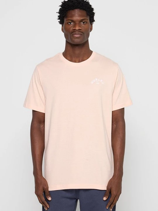 Zdjęcie produktu T-shirt z nadrukiem Hurley morelowy