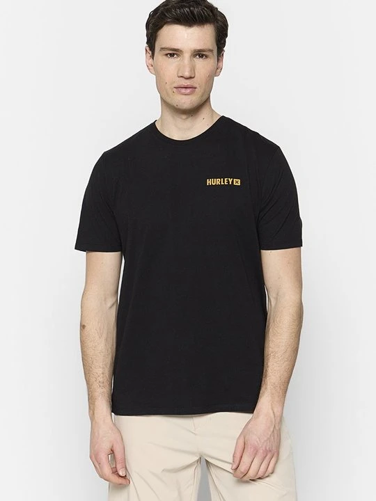 Zdjęcie produktu T-shirt z nadrukiem Hurley czarny