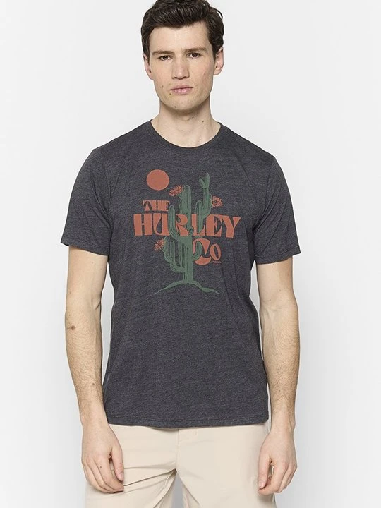 Zdjęcie produktu T-shirt z nadrukiem Hurley antracytowy