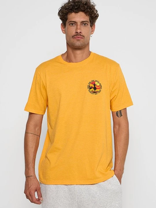 Zdjęcie produktu T-shirt z nadrukiem Hurley pomarańczowy