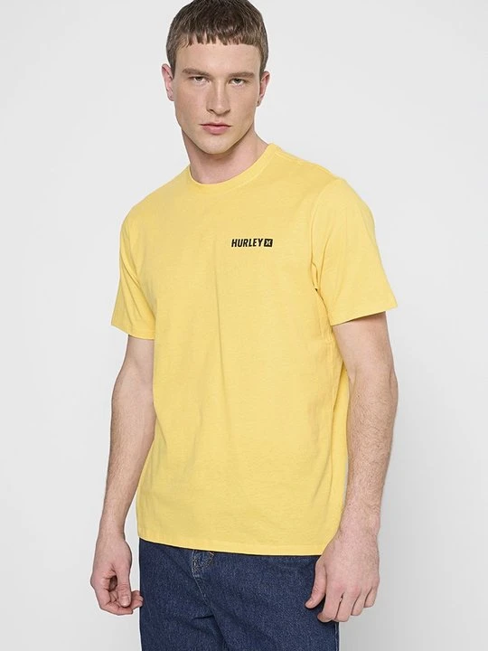 Zdjęcie produktu T-shirt z nadrukiem Hurley żółty