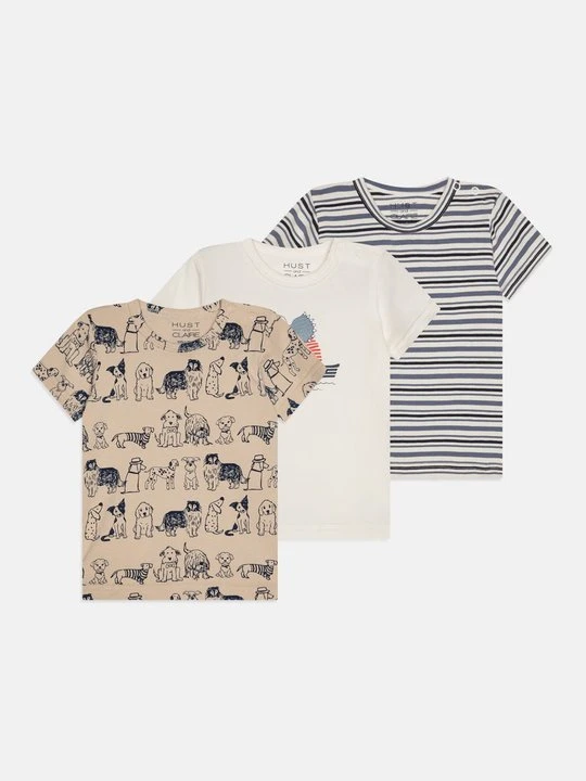 Zdjęcie produktu T-shirt z nadrukiem Hust & Claire granatowy