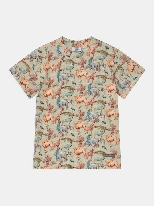Zdjęcie produktu T-shirt z nadrukiem Hust & Claire beżowy