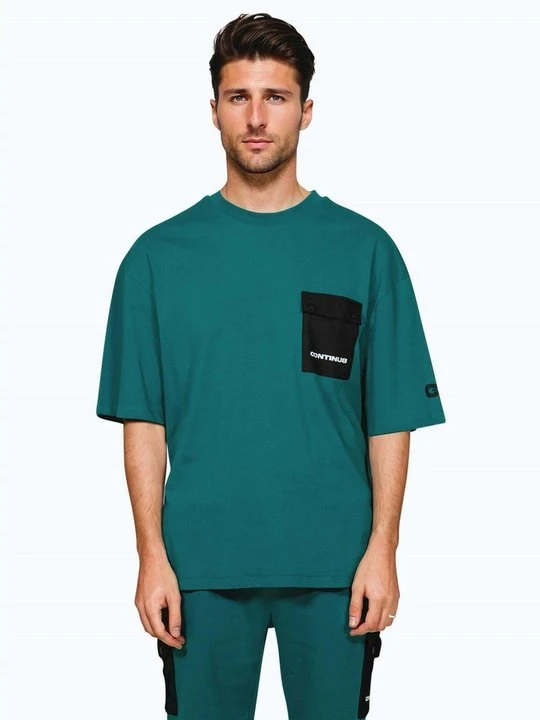 Zdjęcie produktu T-shirt z nadrukiem HYPE petrol