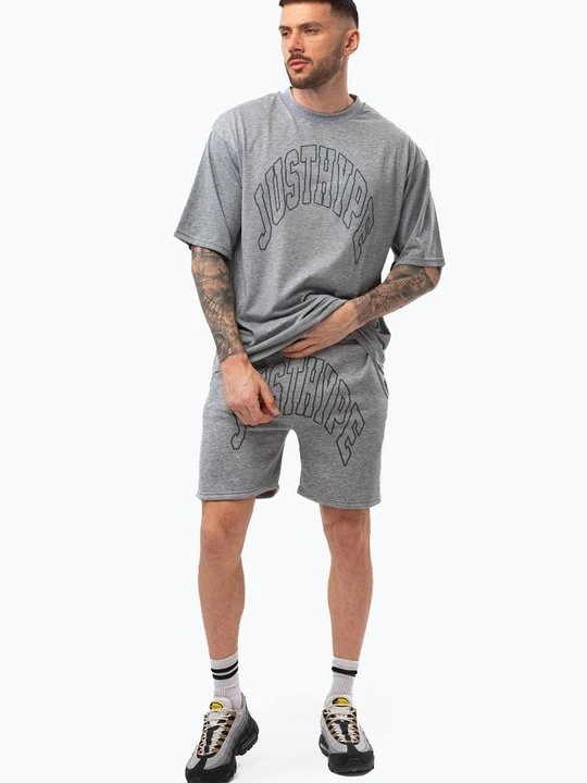 Zdjęcie produktu T-shirt z nadrukiem HYPE jasnoszary