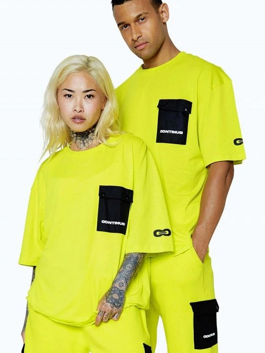 Zdjęcie produktu T-shirt z nadrukiem HYPE zielony neon
