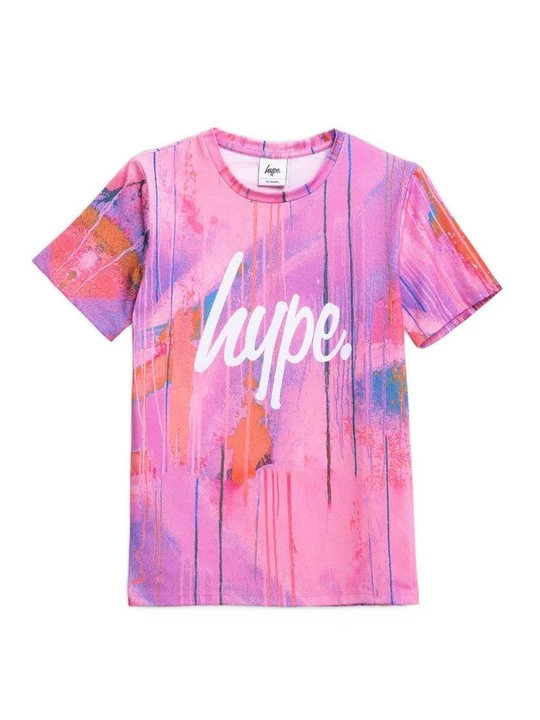 Zdjęcie produktu T-shirt z nadrukiem HYPE różowy