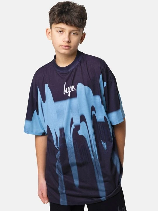 Zdjęcie produktu T-shirt z nadrukiem HYPE jasnoniebieski