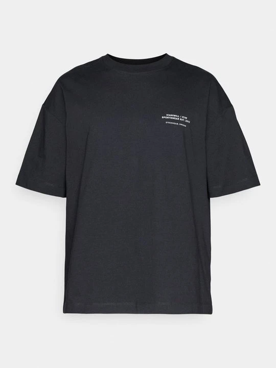 Zdjęcie produktu T-shirt z nadrukiem ICANIWILL czarny