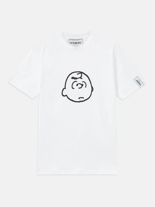 Zdjęcie produktu T-shirt z nadrukiem Iceberg biały