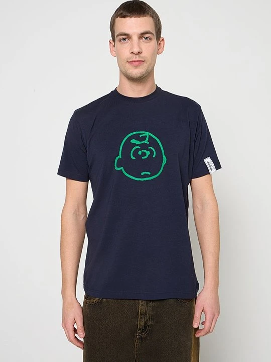 Zdjęcie produktu T-shirt z nadrukiem Iceberg granatowy