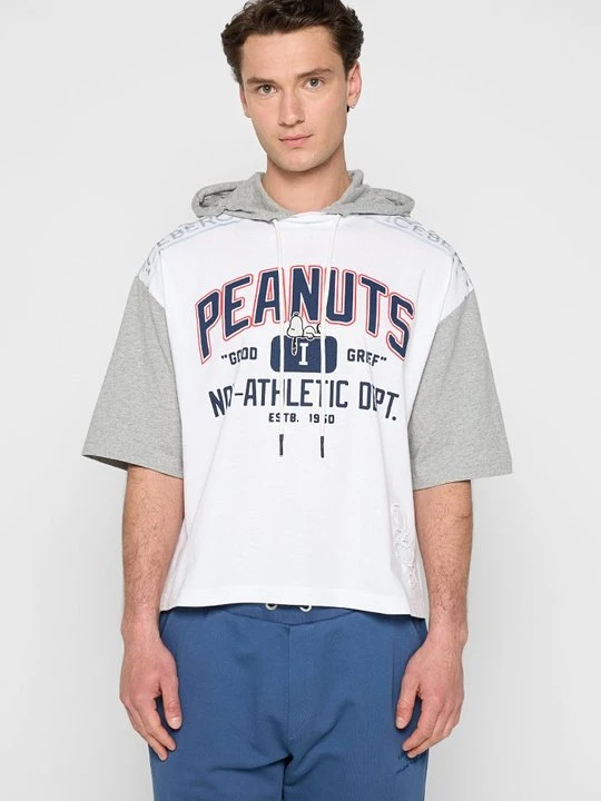 Zdjęcie produktu T-shirt z nadrukiem Iceberg biały