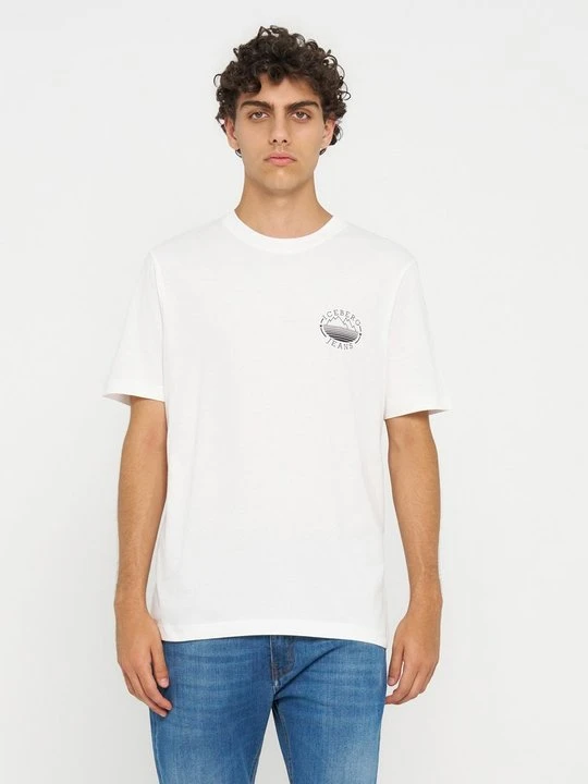 Zdjęcie produktu T-shirt z nadrukiem Iceberg biały