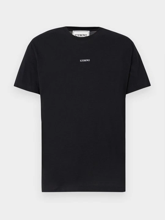 Zdjęcie produktu T-shirt z nadrukiem Iceberg czarny