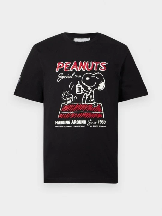 Zdjęcie produktu T-shirt z nadrukiem Iceberg czarny