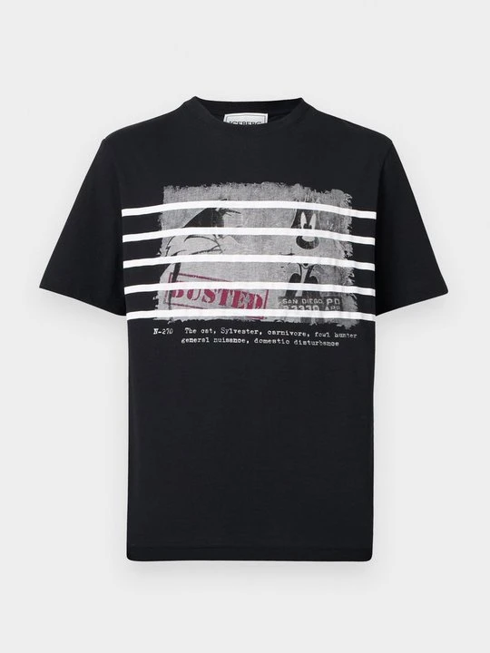 Zdjęcie produktu T-shirt z nadrukiem Iceberg czarny