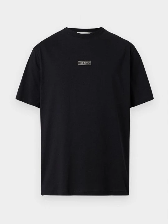 Zdjęcie produktu T-shirt z nadrukiem Iceberg czarny