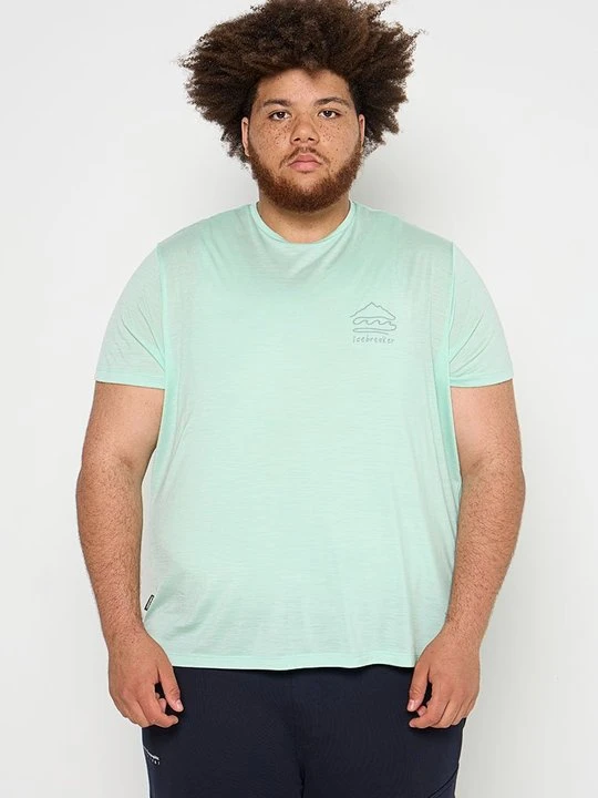 Zdjęcie produktu T-shirt z nadrukiem Icebreaker zielony