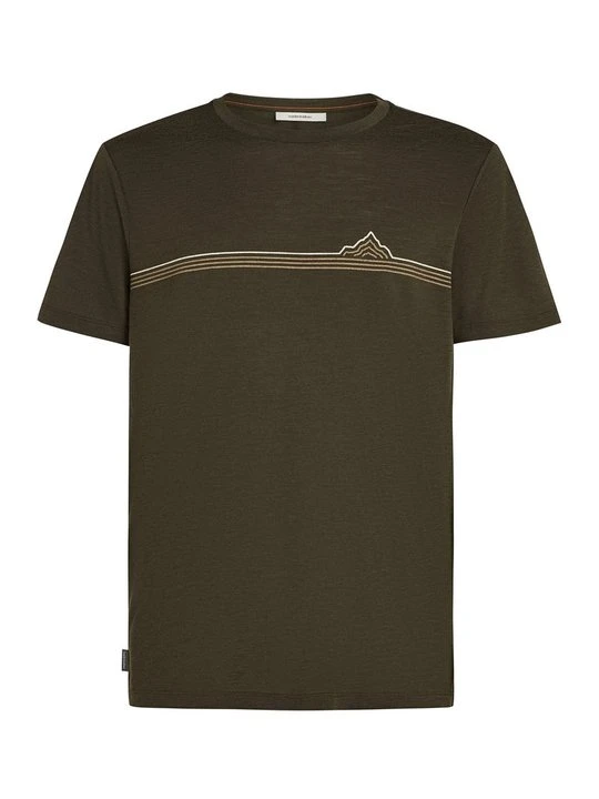 Zdjęcie produktu T-shirt z nadrukiem Icebreaker zielony