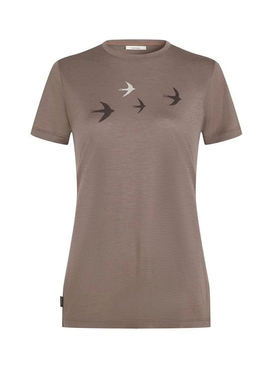 Zdjęcie produktu T-shirt z nadrukiem Icebreaker brązowy
