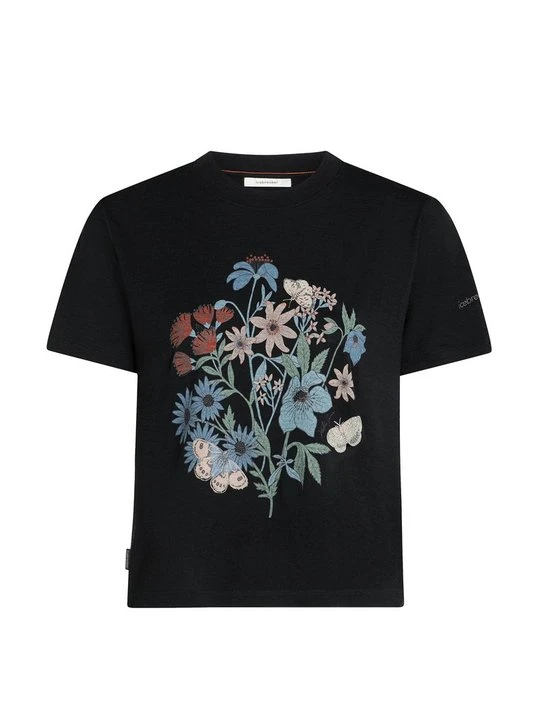 Zdjęcie produktu T-shirt z nadrukiem Icebreaker czarny