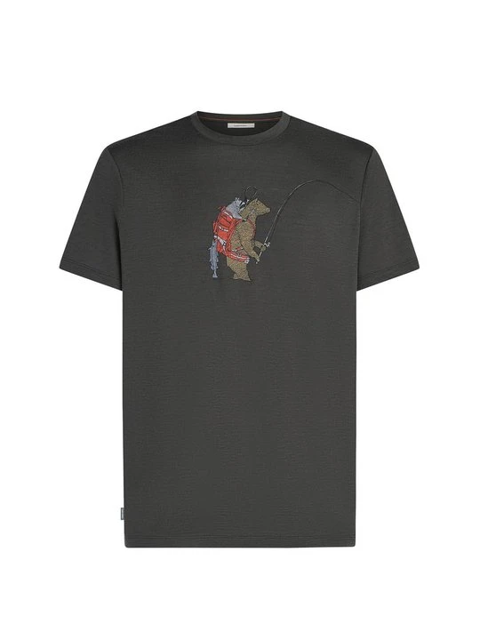 Zdjęcie produktu T-shirt z nadrukiem Icebreaker szary